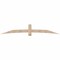 Ekena Millwork Bellingham Smooth Timber Gable Bracket, Douglas Fir, 108"W x 18"H x 3 1/2"D x 5 1/2"F, 4/12 Pitch GBW108X18X0406BEL00SDF - alternate 1